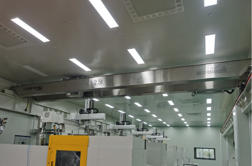 原料加工厂无尘起重机
